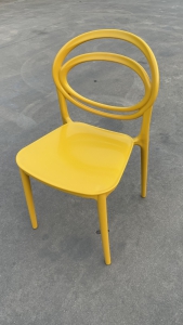 Ghế nhựa coffe Hoàng Anh HA03 - Màu Vàng