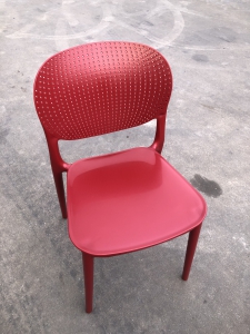 Ghế nhựa coffe Hoàng Anh HA04 - Màu Đỏ